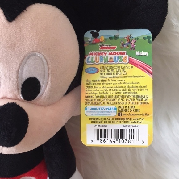Disney Mickey Mouse Plush Toy 16” - Picture 7 of 8